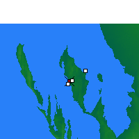 Nearby Forecast Locations - Little Lagoon - Mapa