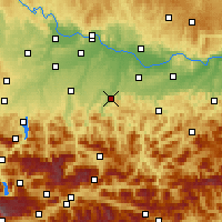 Nearby Forecast Locations - Steyr - Mapa