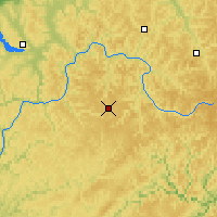 Nearby Forecast Locations - Bradford - Mapa