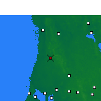 Nearby Forecast Locations - Brooksville - Mapa