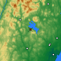 Nearby Forecast Locations - Laconia - Mapa