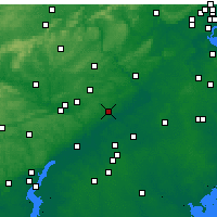 Nearby Forecast Locations - Philadel. NE - Mapa