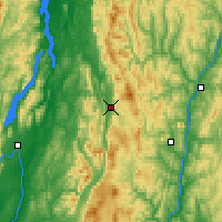 Nearby Forecast Locations - Rutland - Mapa