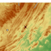 Nearby Forecast Locations - Hot Springs - Mapa