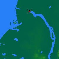 Nearby Forecast Locations - Emmonak - Mapa