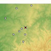 Nearby Forecast Locations - Rogers - Mapa