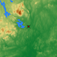 Nearby Forecast Locations - Millinocket - Mapa