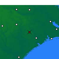 Nearby Forecast Locations - Jacksonville - Mapa