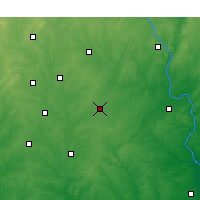 Nearby Forecast Locations - Monroe - Mapa