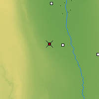 Nearby Forecast Locations - Base de la Fuerza Aérea Grand Forks - Mapa