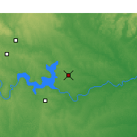 Nearby Forecast Locations - Durant - Mapa