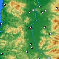 Nearby Forecast Locations - Corvallis - Mapa