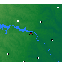 Nearby Forecast Locations - Roanoke Rapids - Mapa