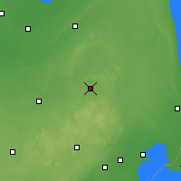Nearby Forecast Locations - Lapeer - Mapa
