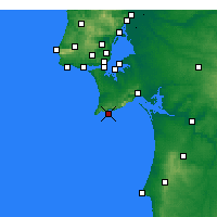 Nearby Forecast Locations - Sesimbra - Mapa