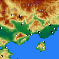 Nearby Forecast Locations - Filippoi - Mapa