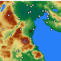 Nearby Forecast Locations - Katerini - Mapa