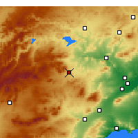 Nearby Forecast Locations - Caravaca de la Cruz - Mapa