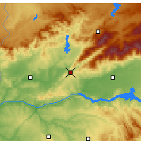 Nearby Forecast Locations - Plasencia - Mapa