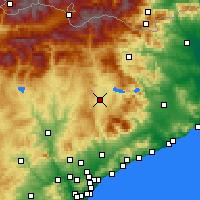 Nearby Forecast Locations - Vich - Mapa
