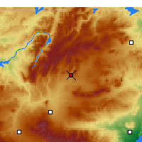 Nearby Forecast Locations - Huéscar - Mapa