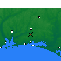 Nearby Forecast Locations - Duke Field - Mapa