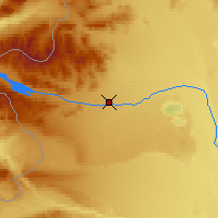 Nearby Forecast Locations - Alto Río Senguer - Mapa
