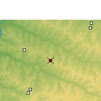 Nearby Forecast Locations - Adamantina - Mapa