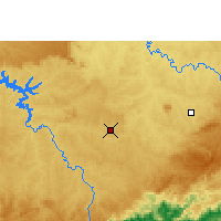 Nearby Forecast Locations - Itapetininga - Mapa