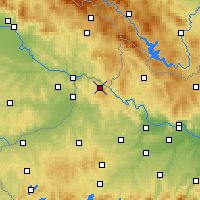 Nearby Forecast Locations - Vichtenstein - Mapa