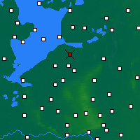 Nearby Forecast Locations - Dronten - Mapa