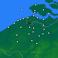 Nearby Forecast Locations - Aardenburg - Mapa