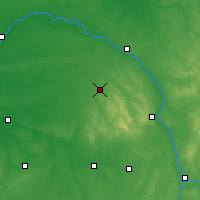 Nearby Forecast Locations - Aubigny-sur-Nère - Mapa