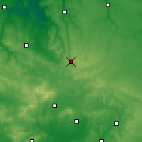 Nearby Forecast Locations - Gacé - Mapa