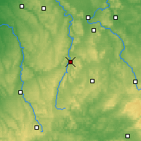 Nearby Forecast Locations - Neufchâteau - Mapa