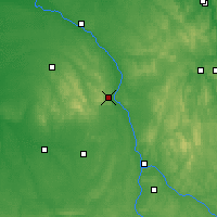 Nearby Forecast Locations - Sancerre - Mapa