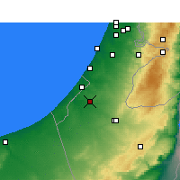 Nearby Forecast Locations - Netivot - Mapa