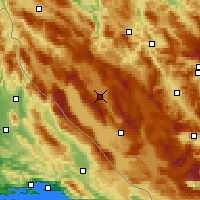Nearby Forecast Locations - Glamoč - Mapa