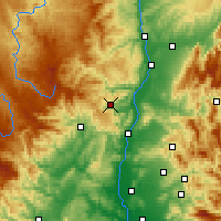 Nearby Forecast Locations - Privas - Mapa