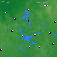 Nearby Forecast Locations - Giżycko - Mapa