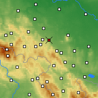 Nearby Forecast Locations - Świdnica - Mapa