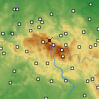 Nearby Forecast Locations - Szklarska Poręba - Mapa