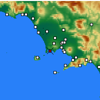 Nearby Forecast Locations - Pozzuoli - Mapa