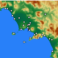 Nearby Forecast Locations - Portici - Mapa