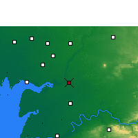 Nearby Forecast Locations - Vadodara - Mapa