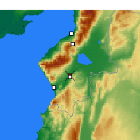 Nearby Forecast Locations - Antioquía - Mapa