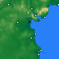 Nearby Forecast Locations - Dundalk - Mapa