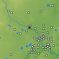 Nearby Forecast Locations - Otsego - Mapa