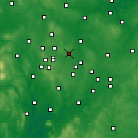 Nearby Forecast Locations - Royal Sutton Coldfield - Mapa