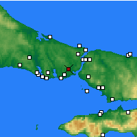 Nearby Forecast Locations - Eyüp - Mapa